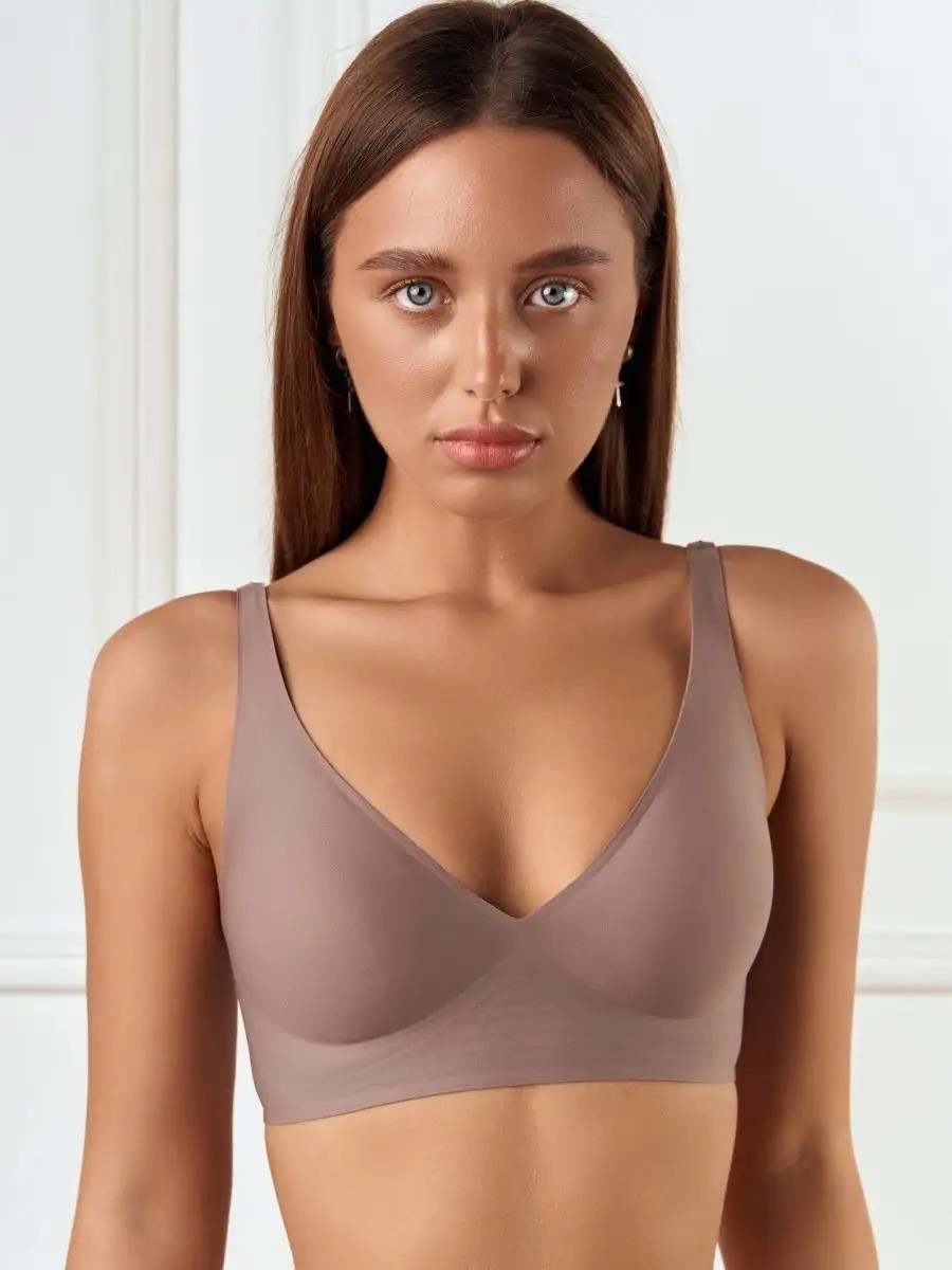 Womens T-Shirt Bra Silky Comfort   Lightly Lined Full Coverage Push Up Bra